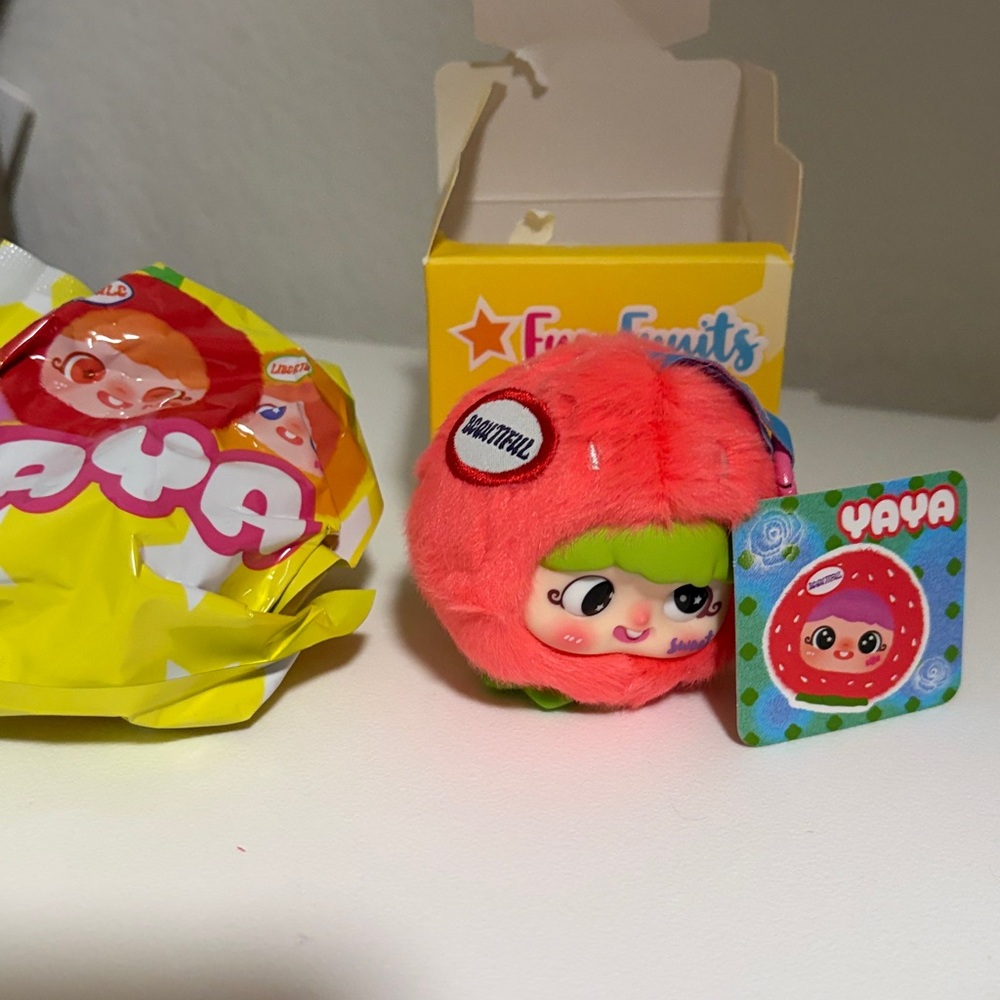 Yaya Fun Fruits Plush Keychain
